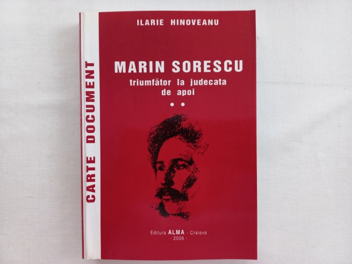 MARIN SORESCU - TRIUMFATOR LA JUDECATA DE APOI - ILARIE HINOVEANU [ CU DEDICAȚIE SI AUTOGRAF]