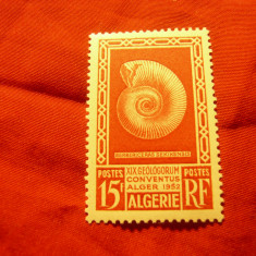 Timbru Algeria 1952 - Congres Geologic , val. 15fr