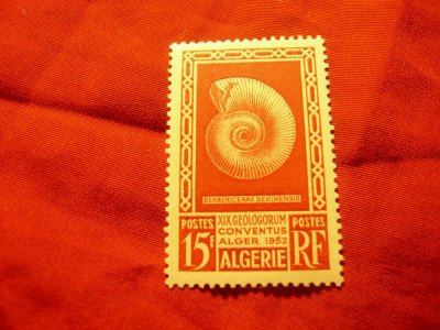 Timbru Algeria 1952 - Congres Geologic , val. 15fr foto