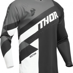 Tricou atv/cross copii Thor Sector Checker, culoare negru/gri, marime S Cod Produs: MX_NEW 29122408PE