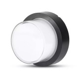 Lampa led 12w ip65 3000k alb cald - negru, V-TAC