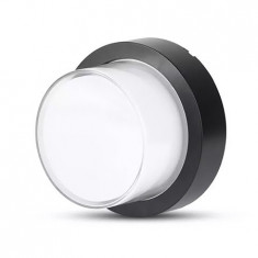 Lampa Led 12w Ip65 3000k Alb Cald - Negru