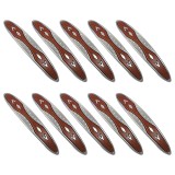 Cumpara ieftin Set 10 x Manere din plastic, WJS-312, lungime 27 mm, distanta gauri 96 mm, crom - cires