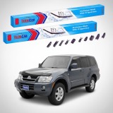 Cumpara ieftin Ștergătoare Mitsubishi Montero, Pajero III (V60, V70) 2000-2006 | Set Față Flat Premium &ndash; TeamCar&reg;