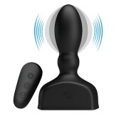 Mr Play-Dop Anal Inflabil Negru cu Telecomandă Wireless-12 Trepte