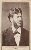 M1891N Bărbat cu favoriți, fotografie studio Cs&aacute;sz&aacute;r, Cluj