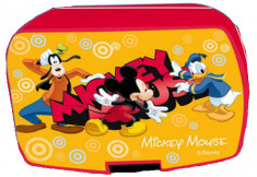 Cutie pentru mancare Mickey Mouse-Disney CMD1R, Rosu foto