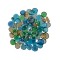 Pietre decorative din sticla, Multicolore, 340 g, ATU-083992