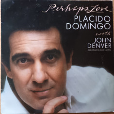 Disc Vinil - Placido Domingo With John Denver - Perhaps Love-CBS-CBS 73592