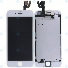 Modul display LCD + Digitizer cu piese mici albe pentru iPhone 6