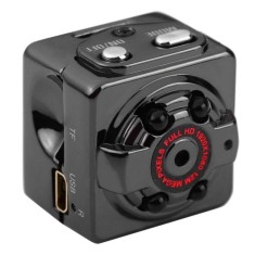 Camera Supraveghere Techstar? SQ08, Super Mini, Inregistrare HD, 720P, MicroSD, Detectare Miscare, Night Vision Infrarosu foto