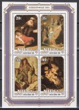 Niue 1981 - Crăciun - Picturi de Rembrandt, Bloc, MNH, Nestampilat