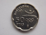 Moneda 50 Pesetas Spania 1992 Comemorativa, Numismatica Colectie, Monede Spaniole Vechi