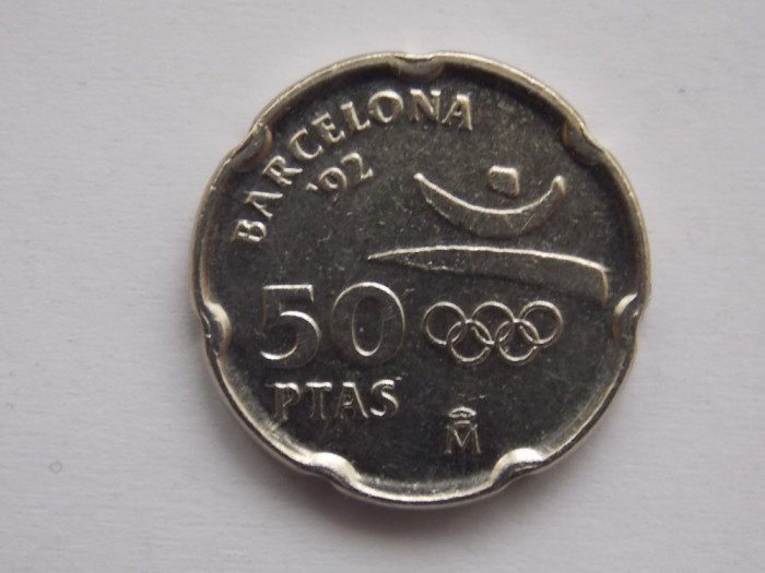 50 PESETAS 1992 SPANIA-COMEMORATIVA