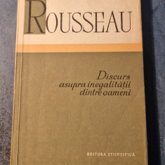 Discurs asupra inegalitatii dintre oameni Rousseau