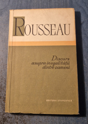 Discurs asupra inegalitatii dintre oameni Rousseau foto