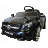 Masinuta electrica cu telecomanda, roti EVA si scaun piele Mercedes GLA45 negru, R-Sport