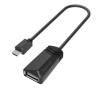 Adaptor Hama Micro USB la USB-A 2.0, OTG, 480Mbps, Negru, Universal - RESIGILAT