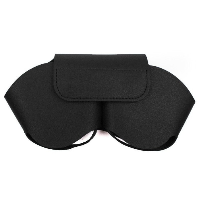 Husa din Silicon Versatyx, Compatibil cu Airpods Max, Protectie piele ecologica pentru casti tip wireless, Negru