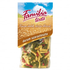 Paste Fusilli Tricolore Familia Teszta, 400 g