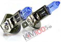 Set 2 becuri H1 - HID Xenon Power (Imitatie Xenon) foto