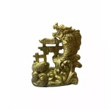 Cumpara ieftin Poarta Peste cu Dragon din Rasina 10.5x9 cm - TT45