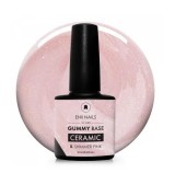ENII Lac gel UV/LED - Gummy Base Ceramic - 8. Shimmer Pink, 10ml, ENII NAILS