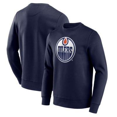 Edmonton Oilers hanorac de bărbați Primary Logo Graphic Crew Sweatshirt - VALUE - L foto