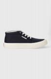 Tommy Jeans sneakers TJM MID CUT CANVAS COLOR culoarea albastru marin, EM0EM01412