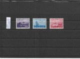 ROMANIA 1936 LP 116 PRIMA EXPOZITIE MARINAREASCA SERIE MNH NESTAMPILATA