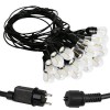 Ghirlanda tip sirag de becuri, LED, 220-240V, IP44, 4 cm, 10 m, Isotrade