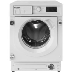 Masina de spalat rufe incorporabila Hotpoint BIWMHG81484EU, 8 kg, 1400 rpm, Clasa B, Motor Inverter, Display digital, Alb