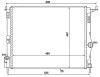 NRF 53069A Economy Class Radiator, racire motor