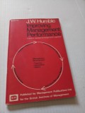 Improving management performance- J.W. Humble