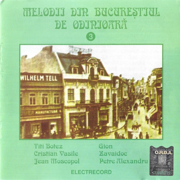 CD Melodii Din Bucureștiul De Odinioară 3, original