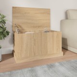 vidaXL Cutie de depozitare, stejar sonoma, 70x40x38 cm, lemn prelucrat