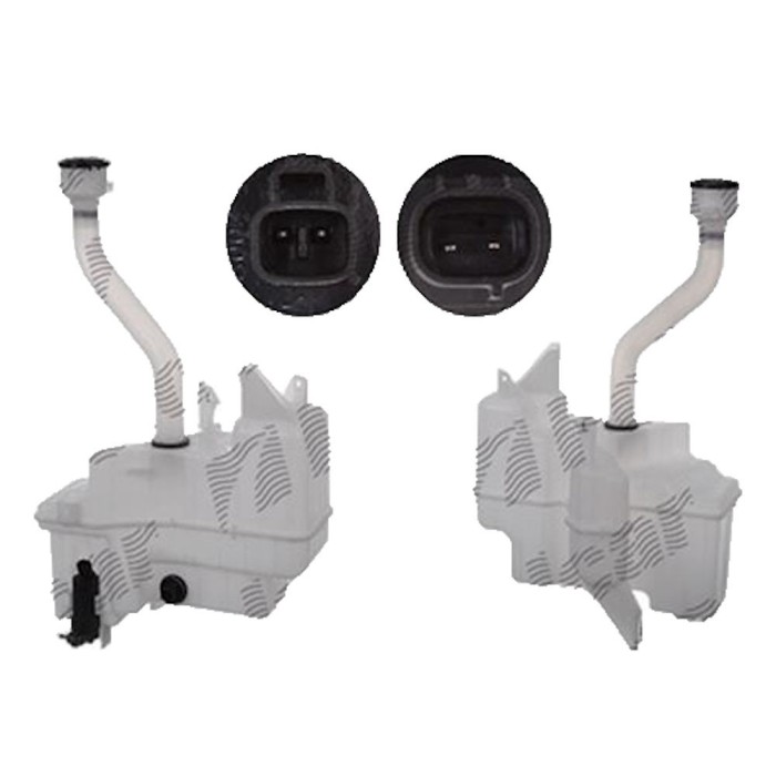 Rezervor spalator parbriz Toyota Prius (Xw50), 01.2016-, cu stergator luneta; Gat de umplere cu capac,Cu senzor nivel lichid,cu washerpump, Aftermark