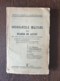 Lt. Col. Magistrat V. Pantelimonescu - Ordonantele militare sub starea de asediu (in timp de pace, mobilizare si razboiu)