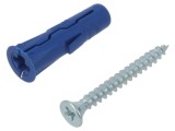 Diblu pin cu șurub 8x32mm, 100buc, ideal pentru montaj