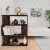 VidaXL Bibliotecă/Separator stejar fumuriu 80x24x96cm lemn prelucrat 815243
