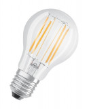 Bec OSRAM LED FIL 075 (ean8669) non-dim, 8W/827 E27 2700K Valoare CLASSIC A, OSRAM&reg;