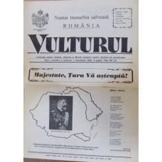 Vulturul , Anul I , Nr.3 , 1 decembrie 1993 , Editie anastatica