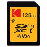 Card Memorie SDXC Kodak Emtec, 128Gb, Clasa 10 / UHS-1 U3 EKMSD128GXC10HPRK