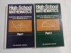 High-School Mathematics Yakovlev, Vol. 1 &amp; 2, MIR Publishers Moscow, 1984, 327+445 pagini