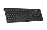 TASTATURA GENIUS wireless, multimedia, 104 taste + 12 taste multimedia, design ergonomic, USB, negru, &quot;SlimStar 7230&quot; &quot;31310021400&quot; (timbru verde 0.8