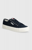 Cumpara ieftin Tommy Jeans tenisi TJM LACE UP CANVAS COLOR barbati, culoarea albastru marin, EM0EM01365