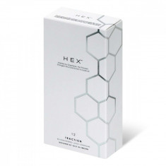 Lelo Hex - Prezervative Premium cu Structură Hexagonală 12 Bucăți