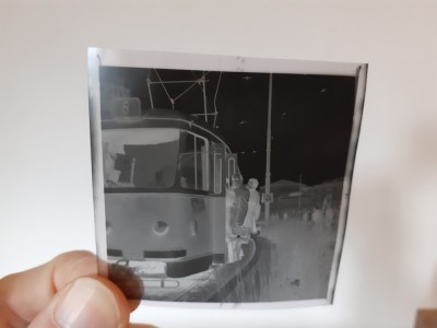 2 negative din Rom&amp;acirc;nia anilor 70 cu tramvaie foto