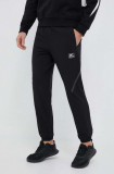 Reebok Classic pantaloni de trening culoarea negru, neted