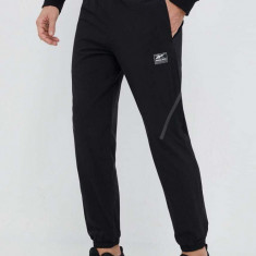 Reebok Classic pantaloni de trening culoarea negru, neted